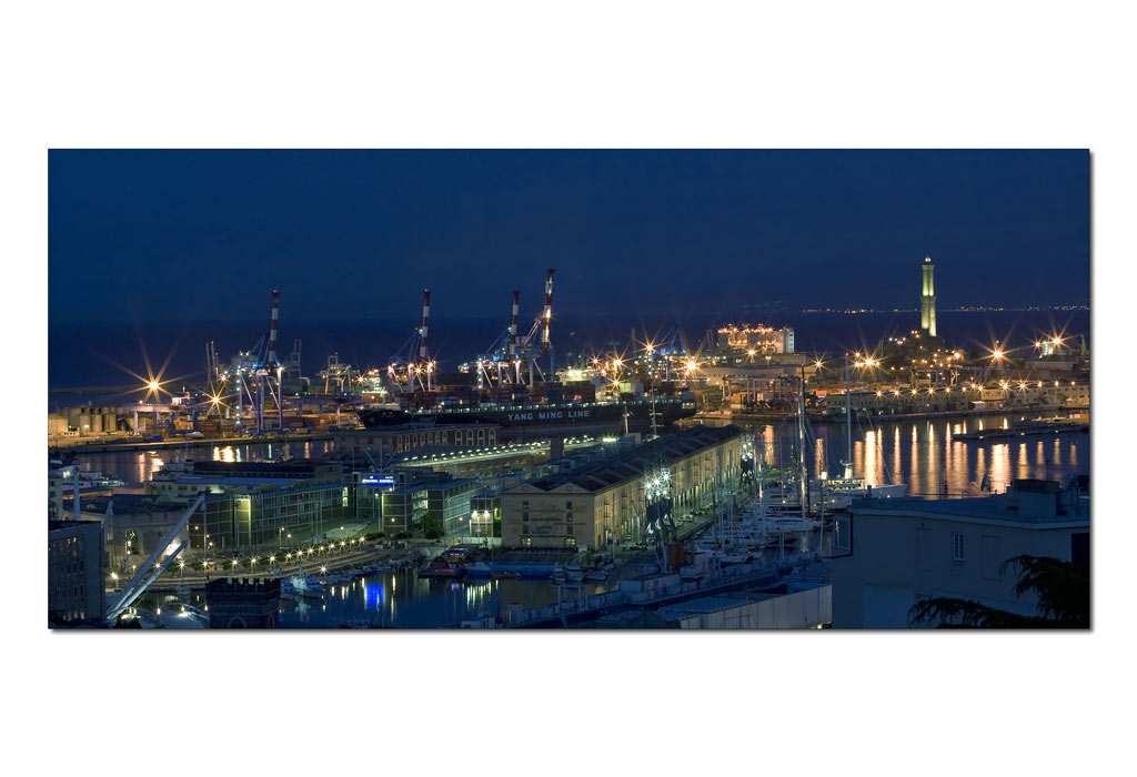 Genova: Panorama notturno