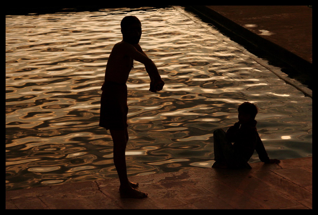 Abluzioni al Tramonto