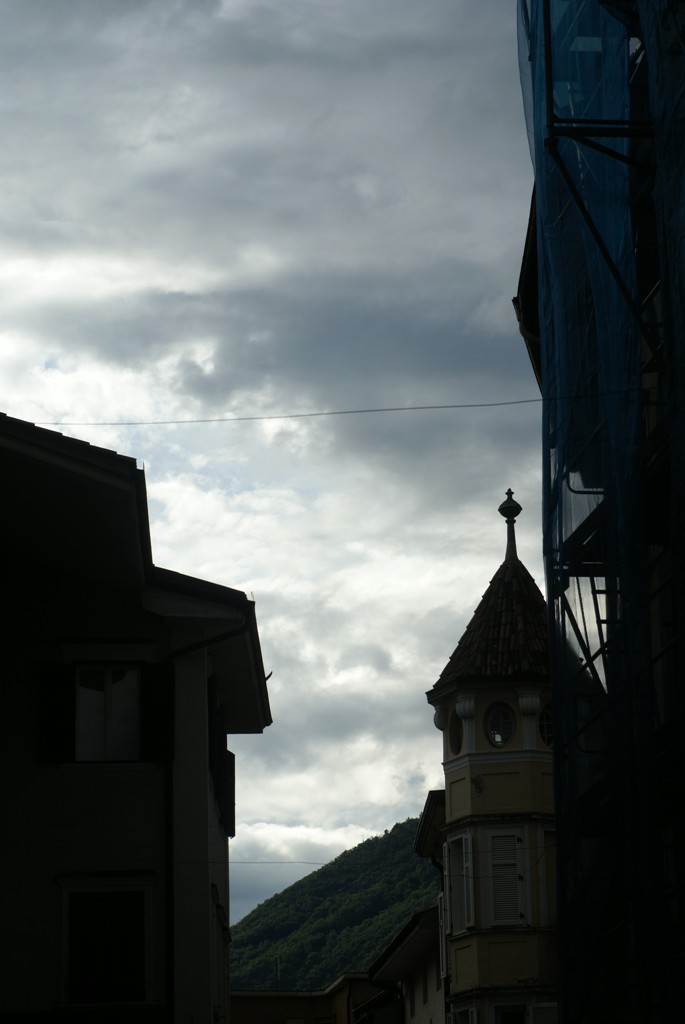 cielo terso su bolzano