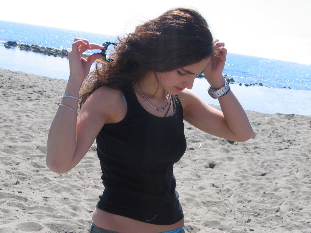 Elisa al mare