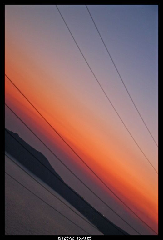 electric sunset