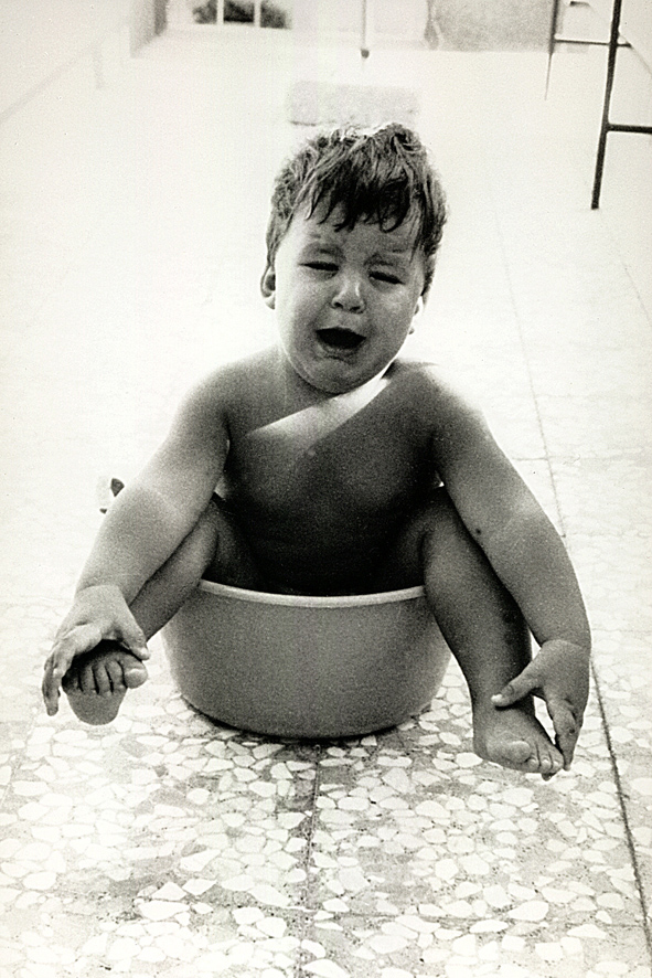 Riccardo fa il bagnetto