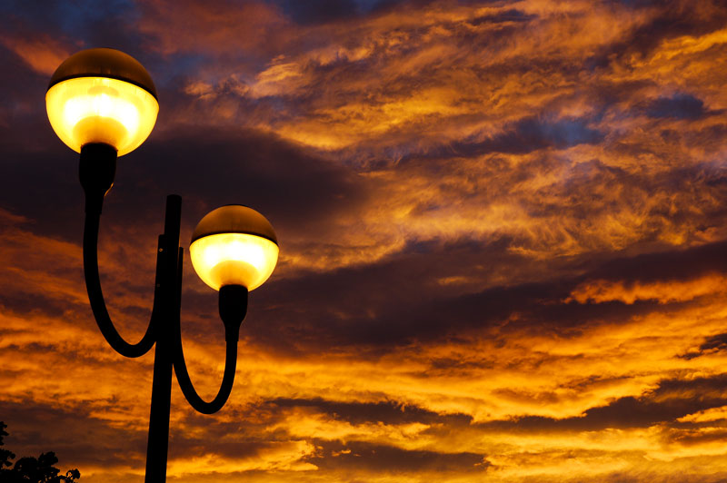 Tramonto a Gorgonzola