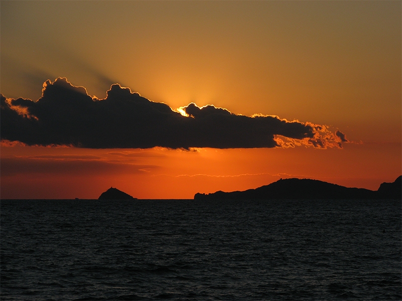 Tramonto a Marina Di Massa