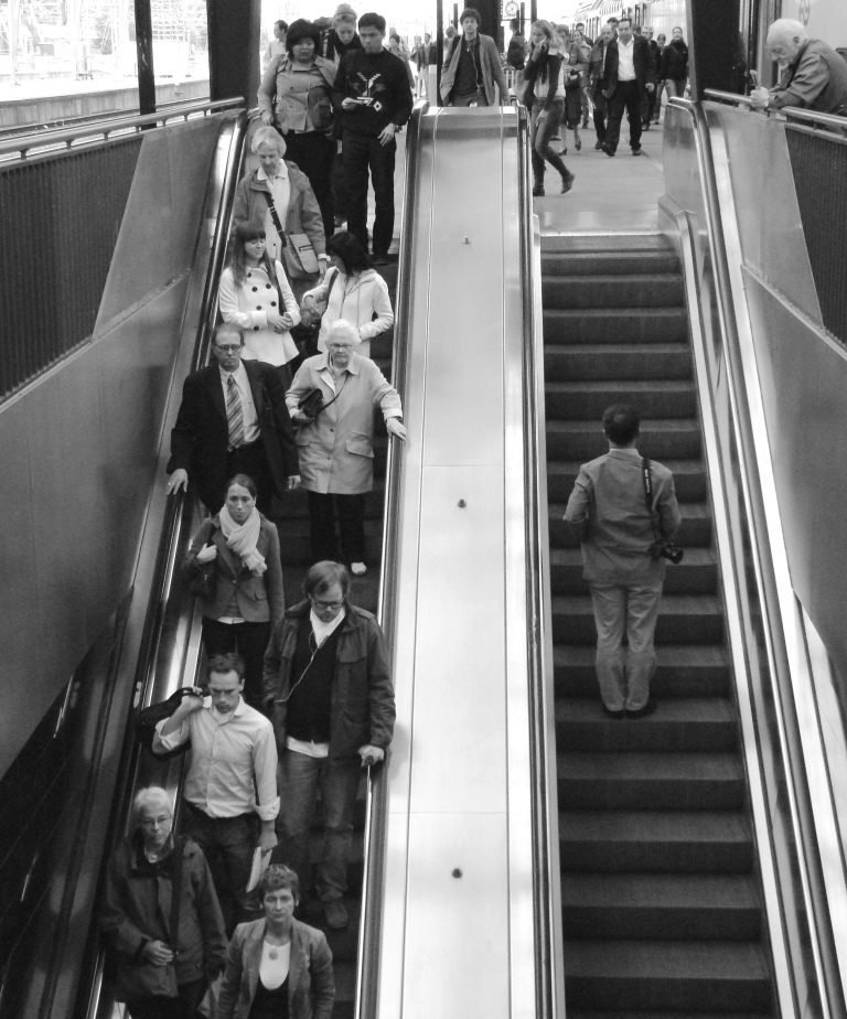 nella vita c'� chi sale e chi scende