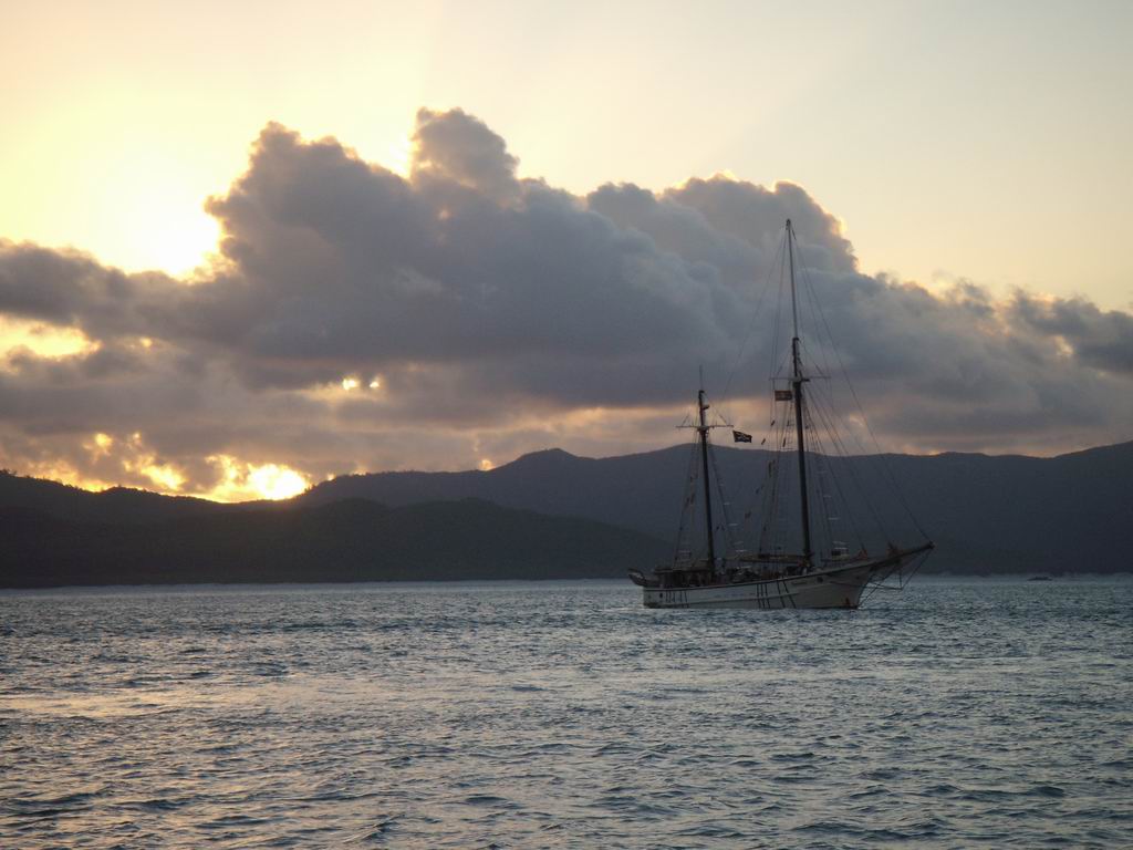 barca alle Whitsundays....