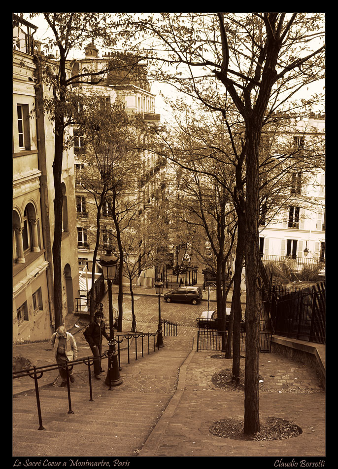 Le Sacr� Coeur a Montmartre, Paris