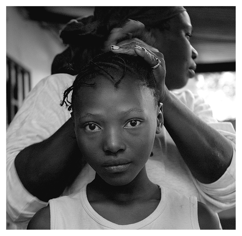 coiffeuse � la vol�e