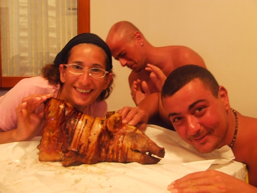 Francy e il porcetto xD