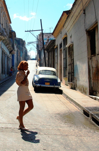 Il piacere gelato nelle strade di Santiago