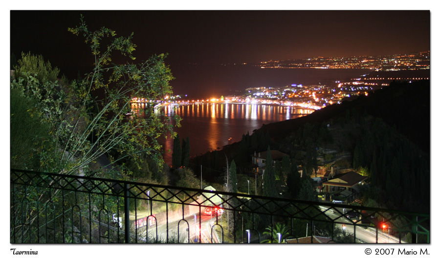 Taormina di notte