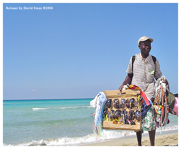 Venditore di spiaggia