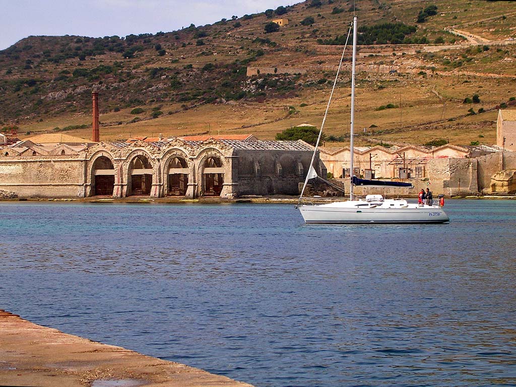 Attracco a Favignana