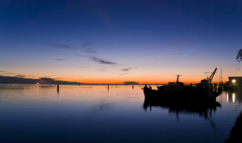 Tramonto in blu minore