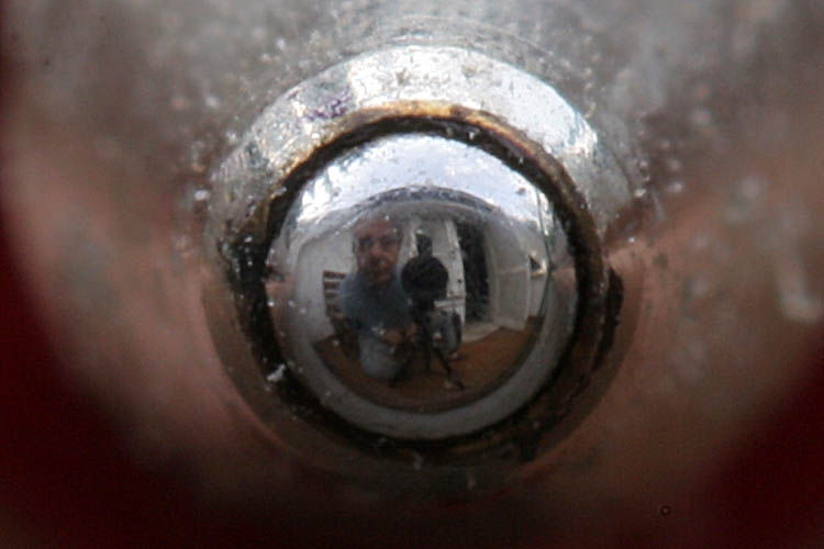 Penna a sfera con fotografo