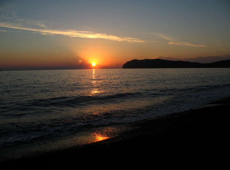......tramonto di marina di camerota...