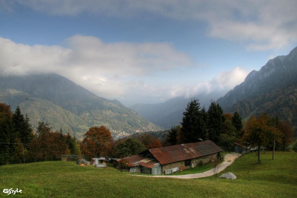 HDR Mountain landscape