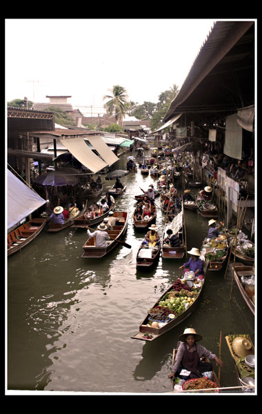 Thailandia "Mercatino galleggiante"