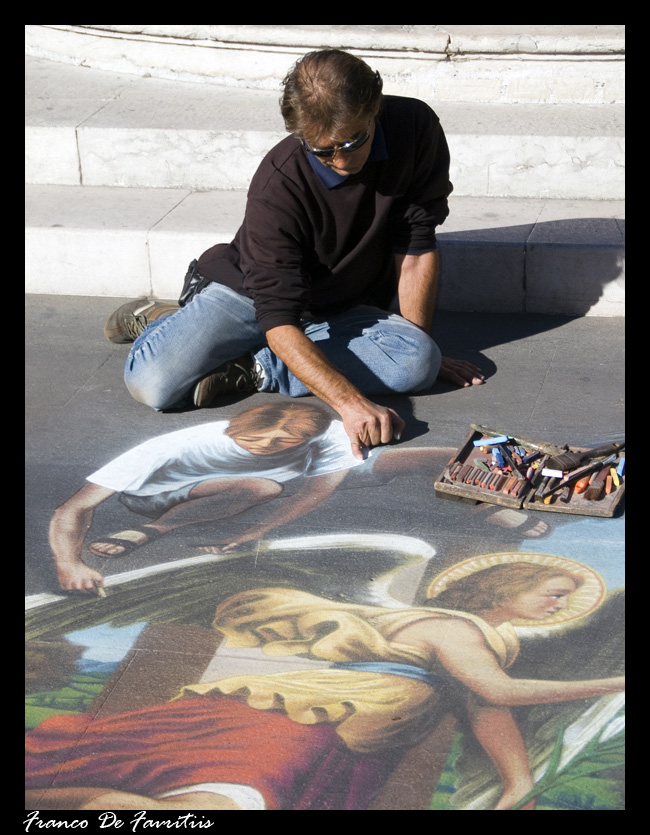 Madonnaro Iper-realista