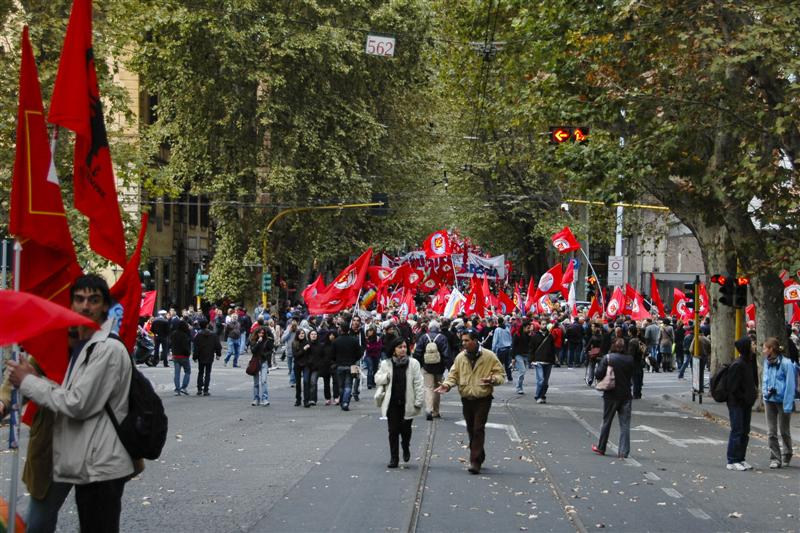 Corteo a Roma 20-ottobre