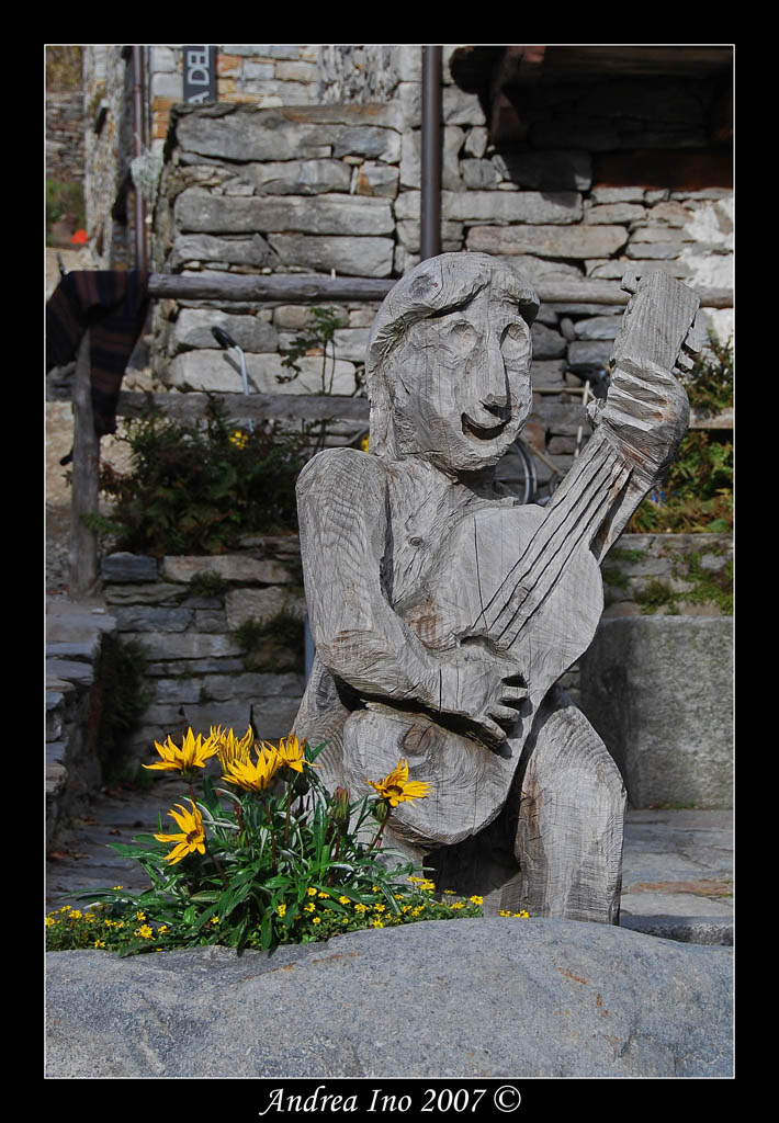 Chitarrista di legno...