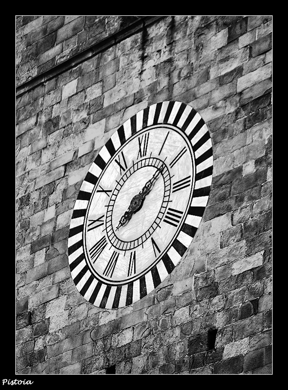 Pistoia, the clock