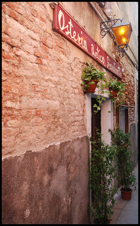 Osteria un po' nascosta