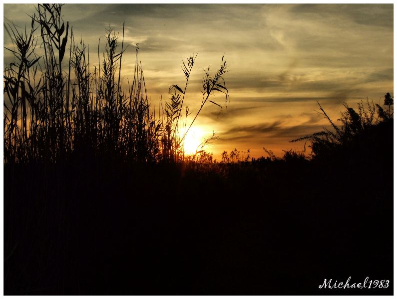 Tramonto sul canneto