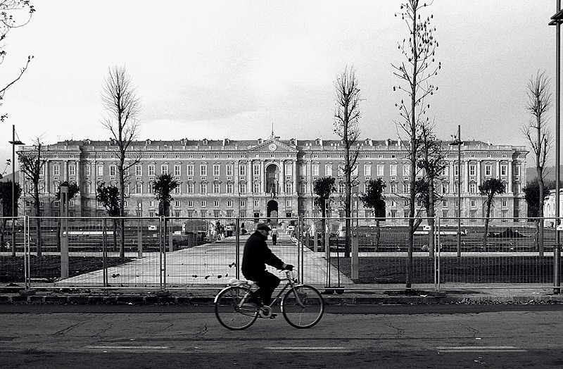 Lavori alla Reggia di Caserta