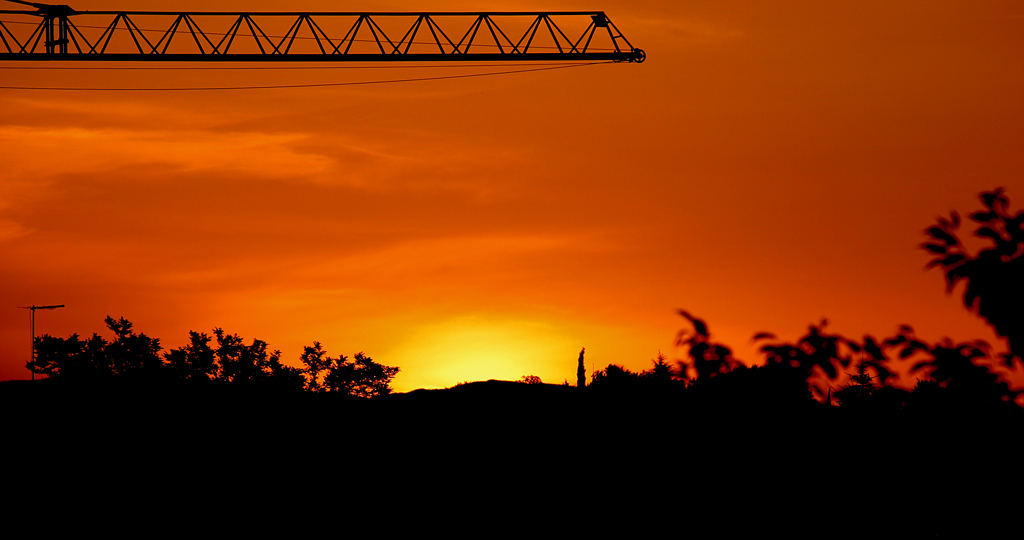 Tramonto ....  metallico