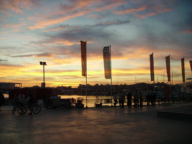 "Regata al tramonto " Valencia, America's cup 2007