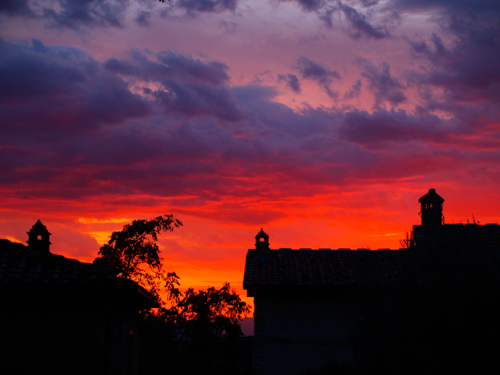 Tramonto di fuoco..