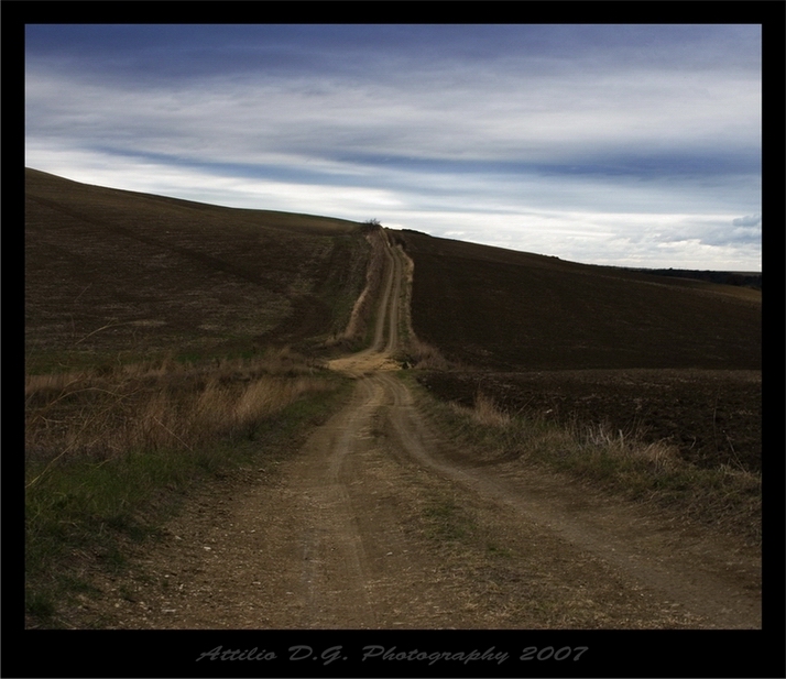Una strada ormai poco usata............