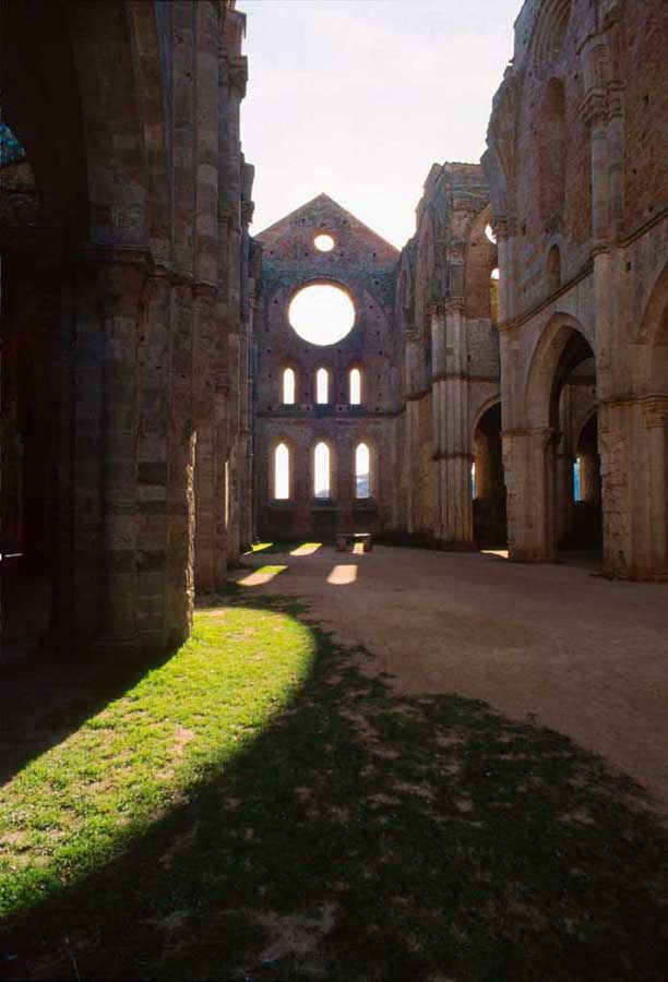 S. Galgano in controluce