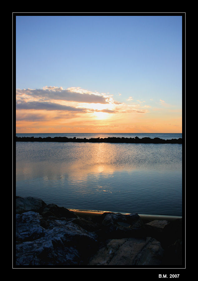 I colori del mare d'inverno