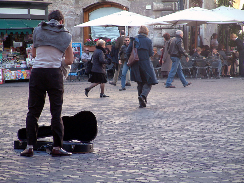 solo con una chitarra