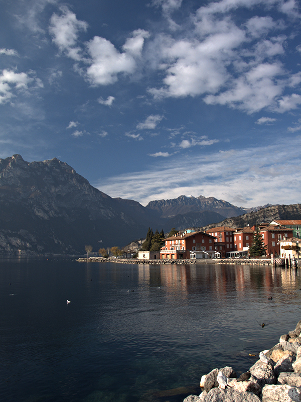 Riva del Garda in inverno