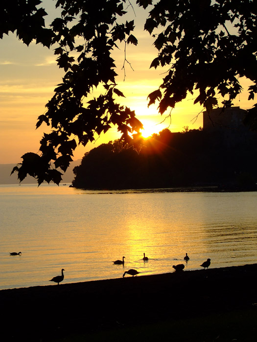 I magici colori dell'alba