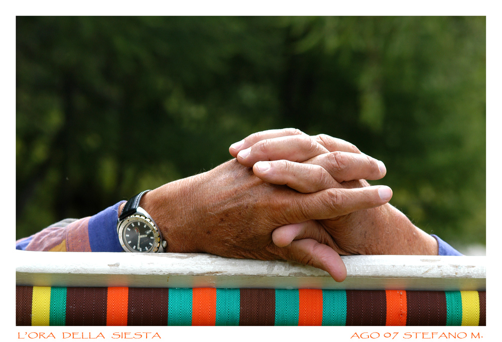 :: l'ora della siesta ::