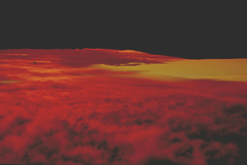 tramonto in alta quota