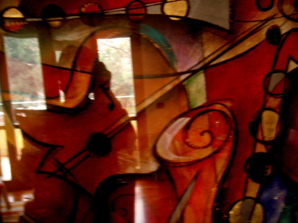 Me trough the paiting - 23.12.2007 -