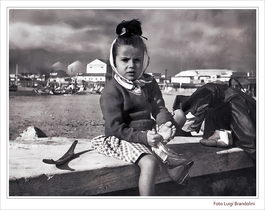 Via la sabbia.......