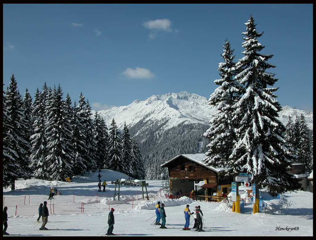 uno sguardo sui campi da sci