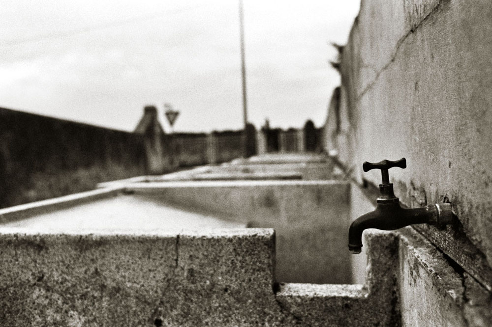 before the washing machine