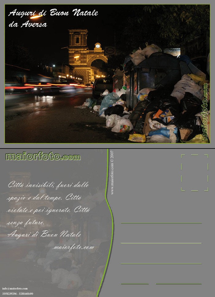 Cartoline di Auguri da Aversa 2 al tg5