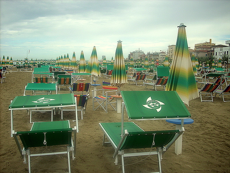 temporale in spiaggia