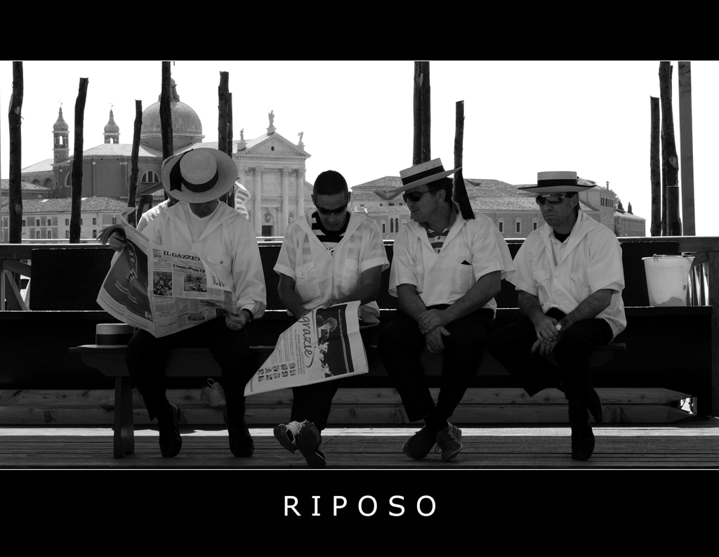 Il riposo del gondoliere