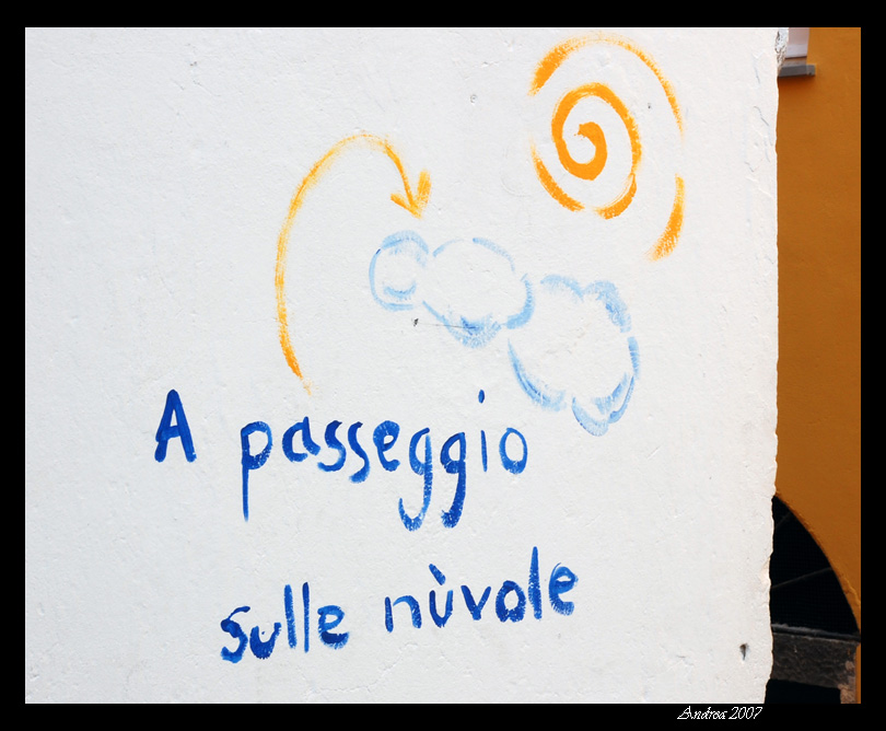 a passeggio sulle nuvole