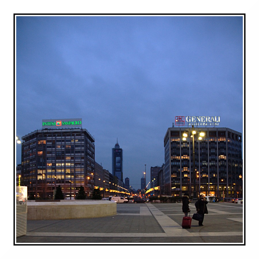 Milano - Le ultime luci della sera