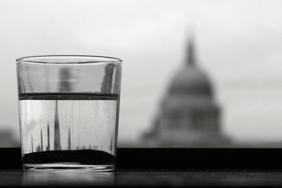 just a glass of church